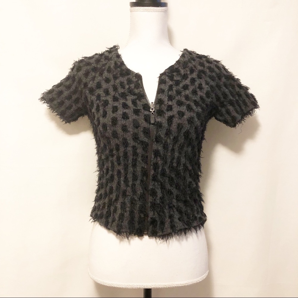 Anthropologie | Sleeping On Snow Zipper Cardigan